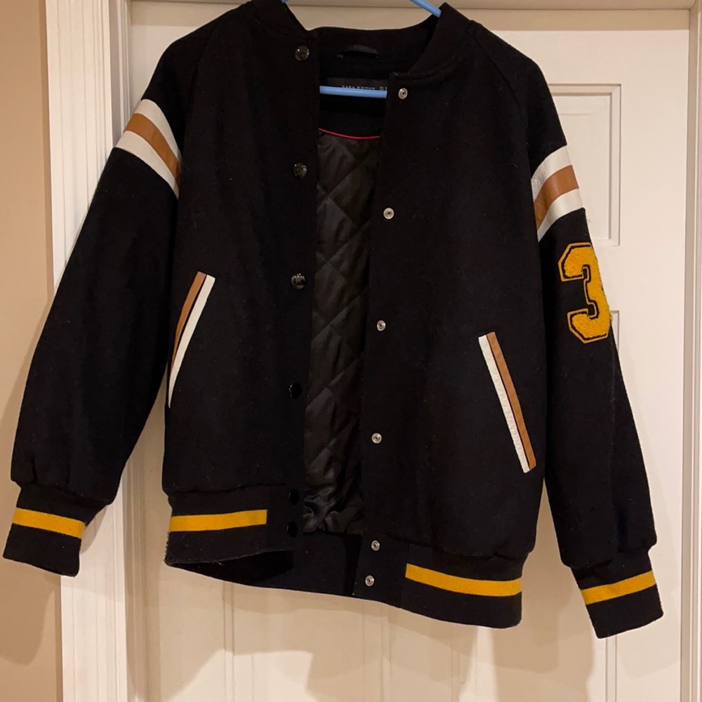 Black Varsity Jacket